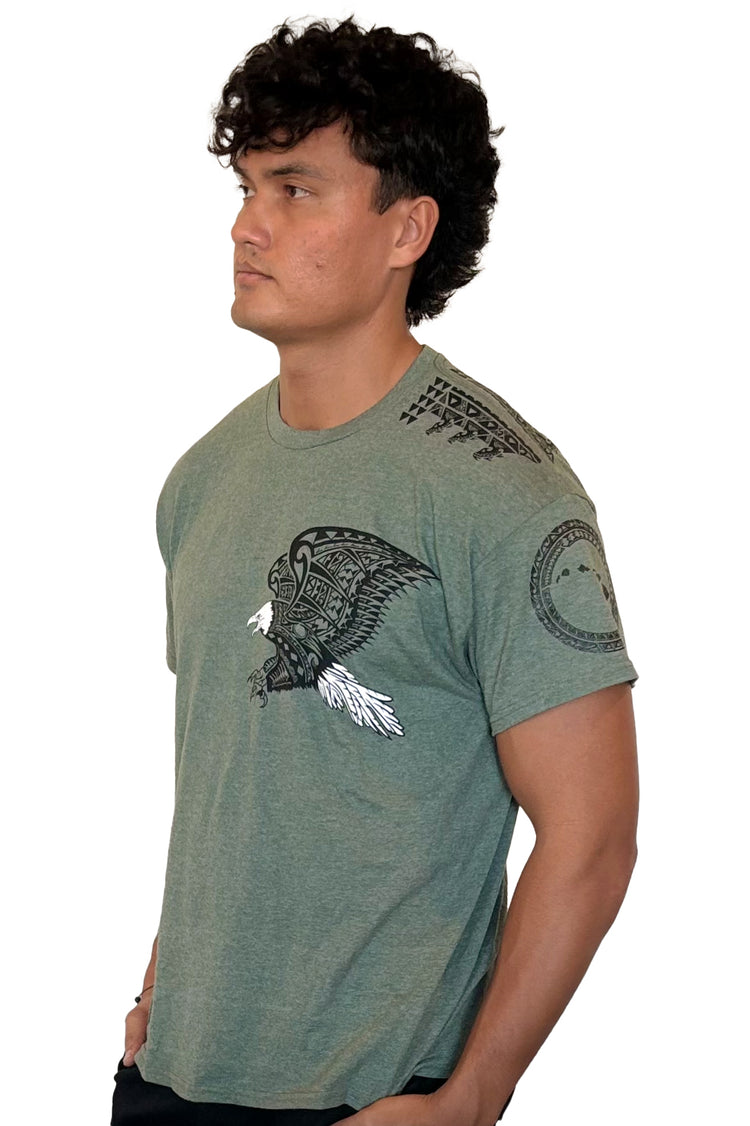 Scars of War Military Green Heather T-Shirt